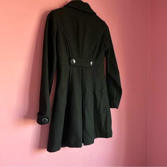 Black Trench Jacket Size 2 - Picture 8 of 8